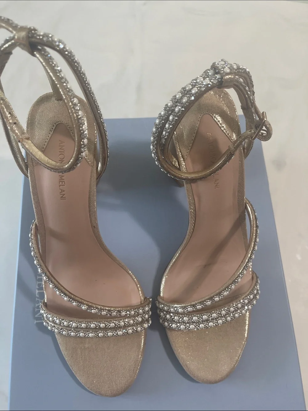 ANTONIO MELANI glittering gold